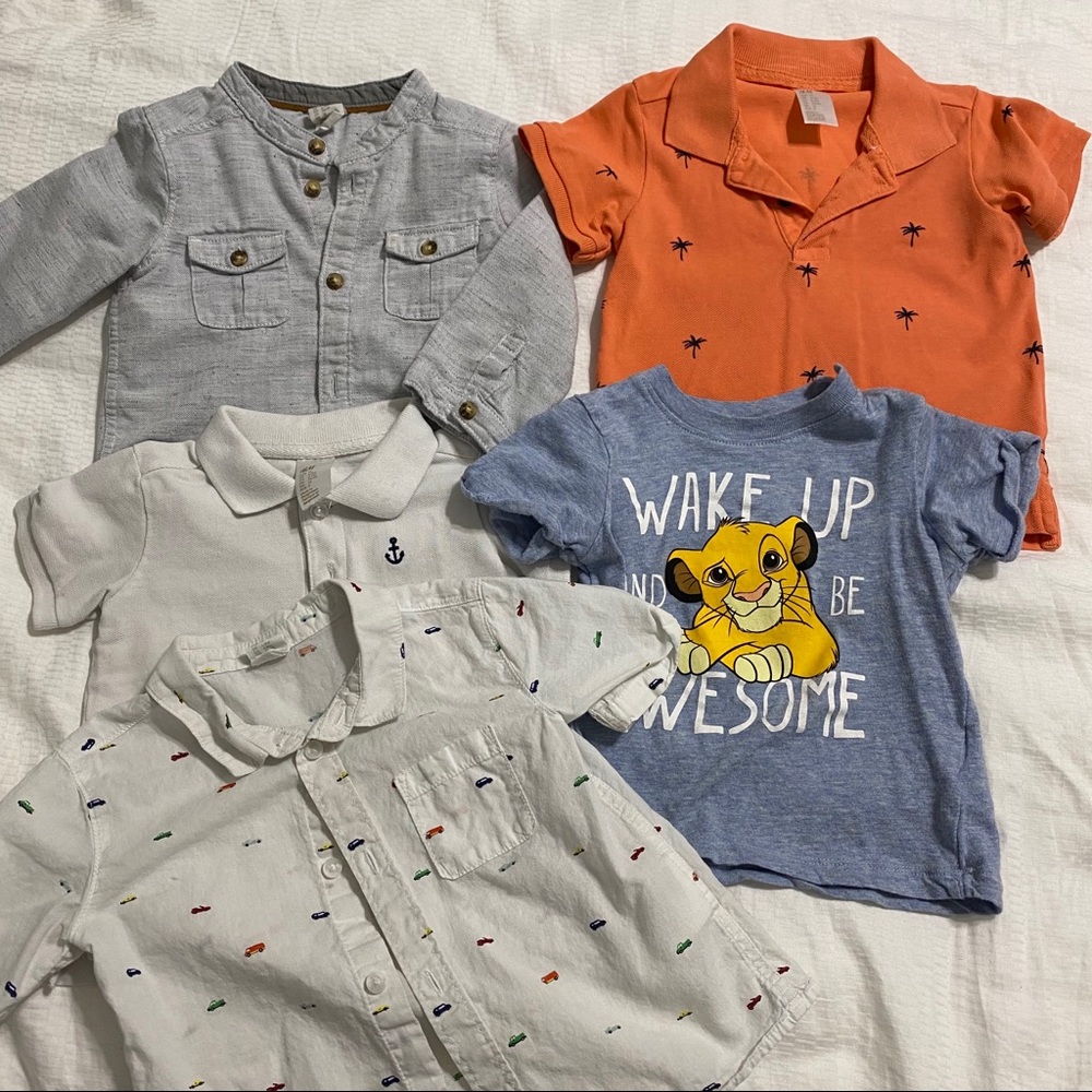 H&M baby boy shirts-selling all together